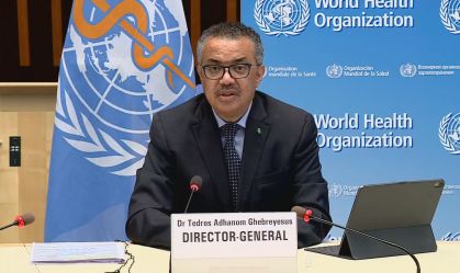 Tedros Adhanom, diretor-Geral da Organização Mundial da Saúde