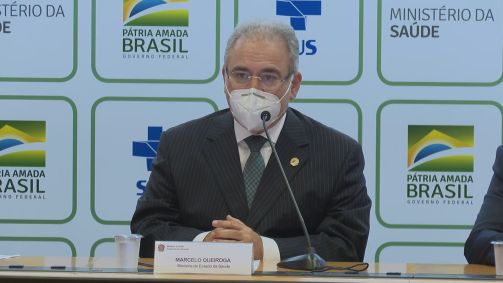 O ministro da Saúde, Marcelo Queiroga (30.abr.2021)