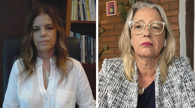 Sue Ann Costa Clemens e Isabella Ballalai (02.Mai.2021)