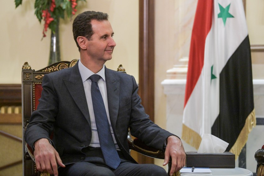 Bashar al-Assad, que governa a Síria desde 2000. • Alexei Druzhinin - 7.jan.2020/TASS via Getty Images