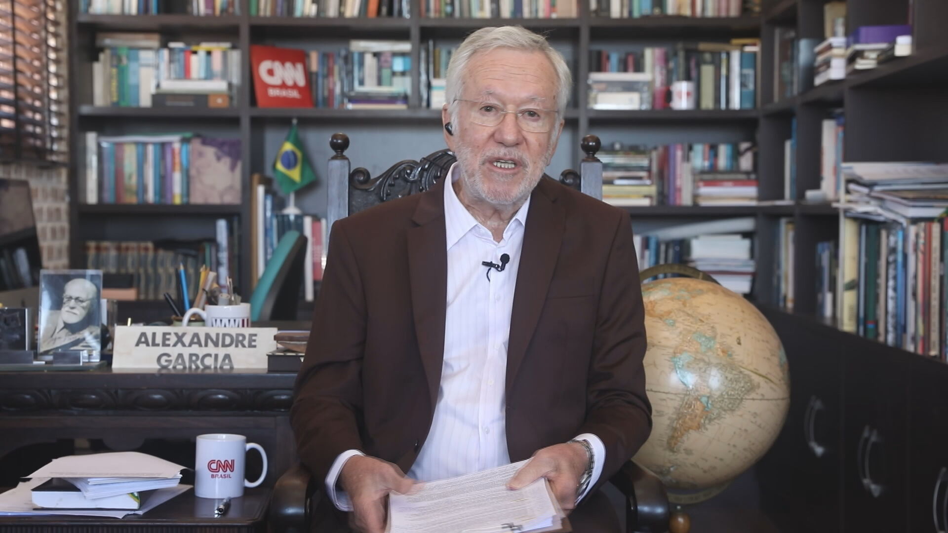 Alexandre Garcia no quadro Liberdade de Opinião