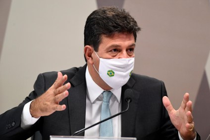 Luiz Henrique Mandetta, ex-ministro da Saúde, é ouvido em sessão de CPI
