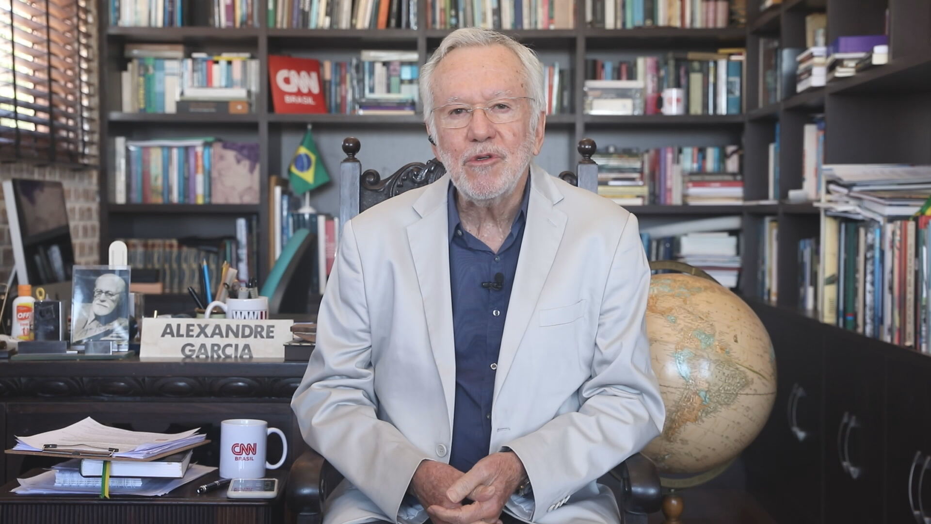Alexandre Garcia no quadro Liberdade de Opinião