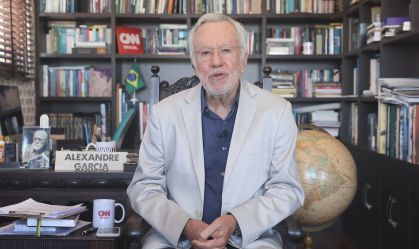 Alexandre Garcia no quadro Liberdade de Opinião