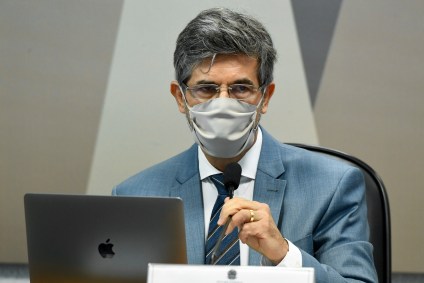Ex-ministro de Estado da Saúde, Nelson Teich, em oitiva na CPI da Pandemia