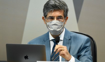 Ex-ministro de Estado da Saúde, Nelson Teich, em oitiva na CPI da Pandemia