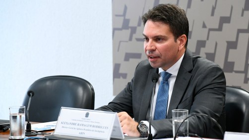 Diretor-geral da Agência Brasileira de Inteligência (Abin), Alexandre Ramagem.