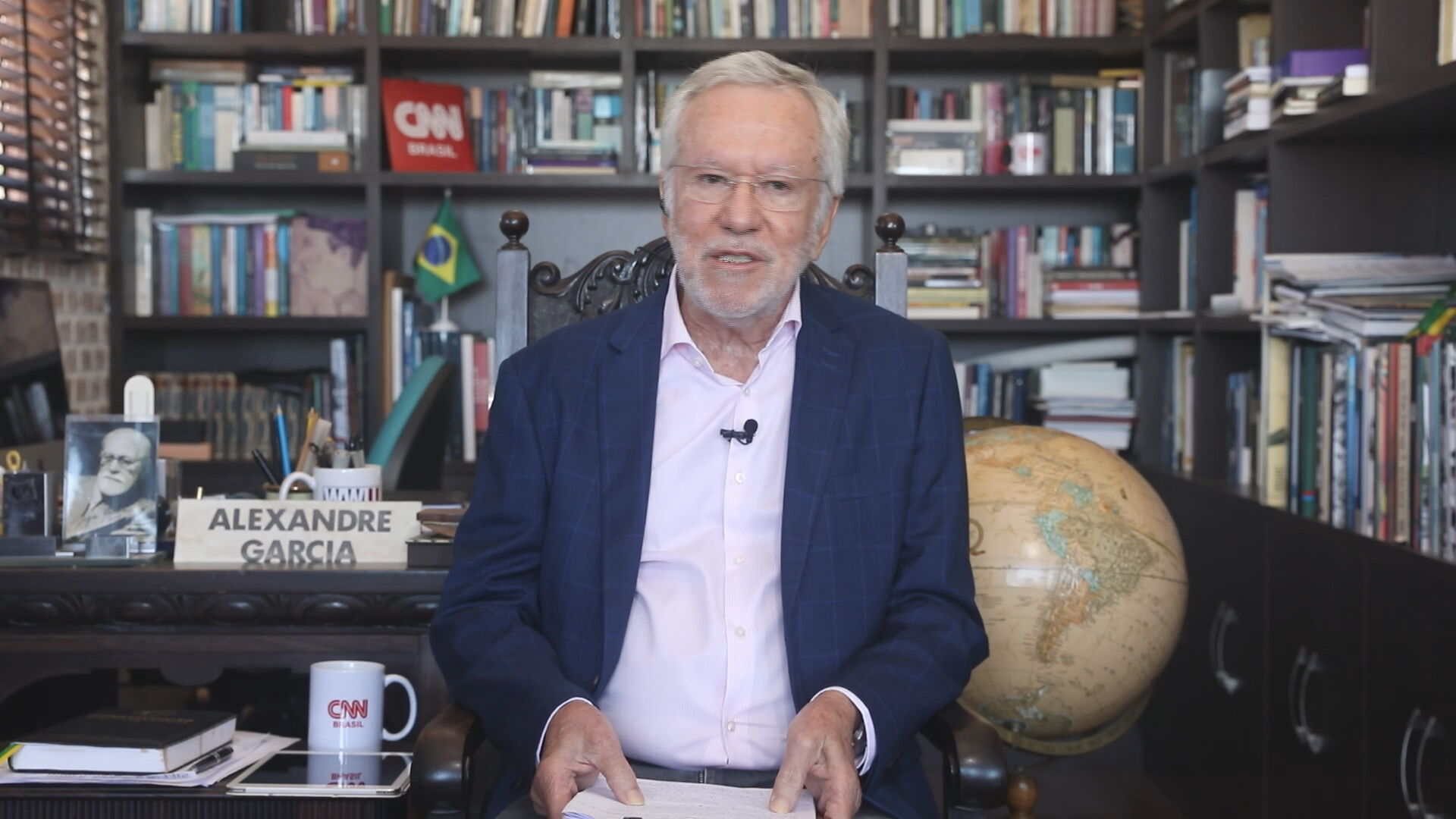 Alexandre Garcia no quadro Liberdade de Opinião