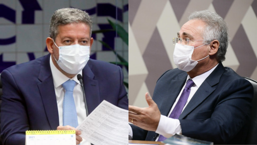 Arthur Lira e Renan Calheiros