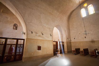 Interior do Monastério de São Macário, no Egito