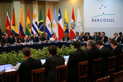 Reunião de chanceleres do Mercosul
