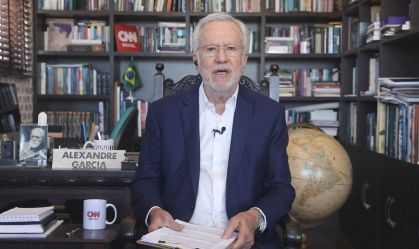 Alexandre Garcia no quadro Liberdade de Opinião