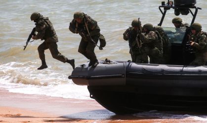 Soldados russos na Crimeia