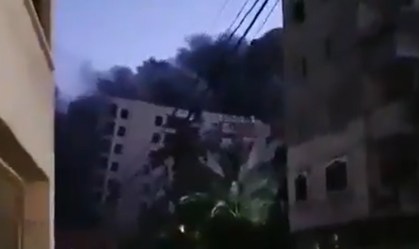 Prédio de 13 andares desaba após ataque de Israel a Gaza; veja vídeo