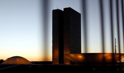 Vista do prédio do Congresso Nacional em Brasília 25/05/2017 