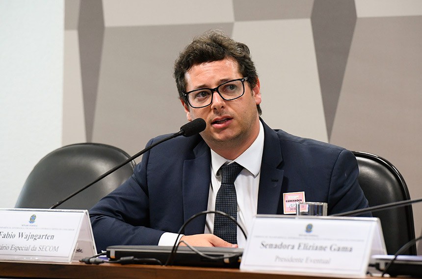 Ex-secretário de Comunicação da Presidência, Fabio Wajngarten
