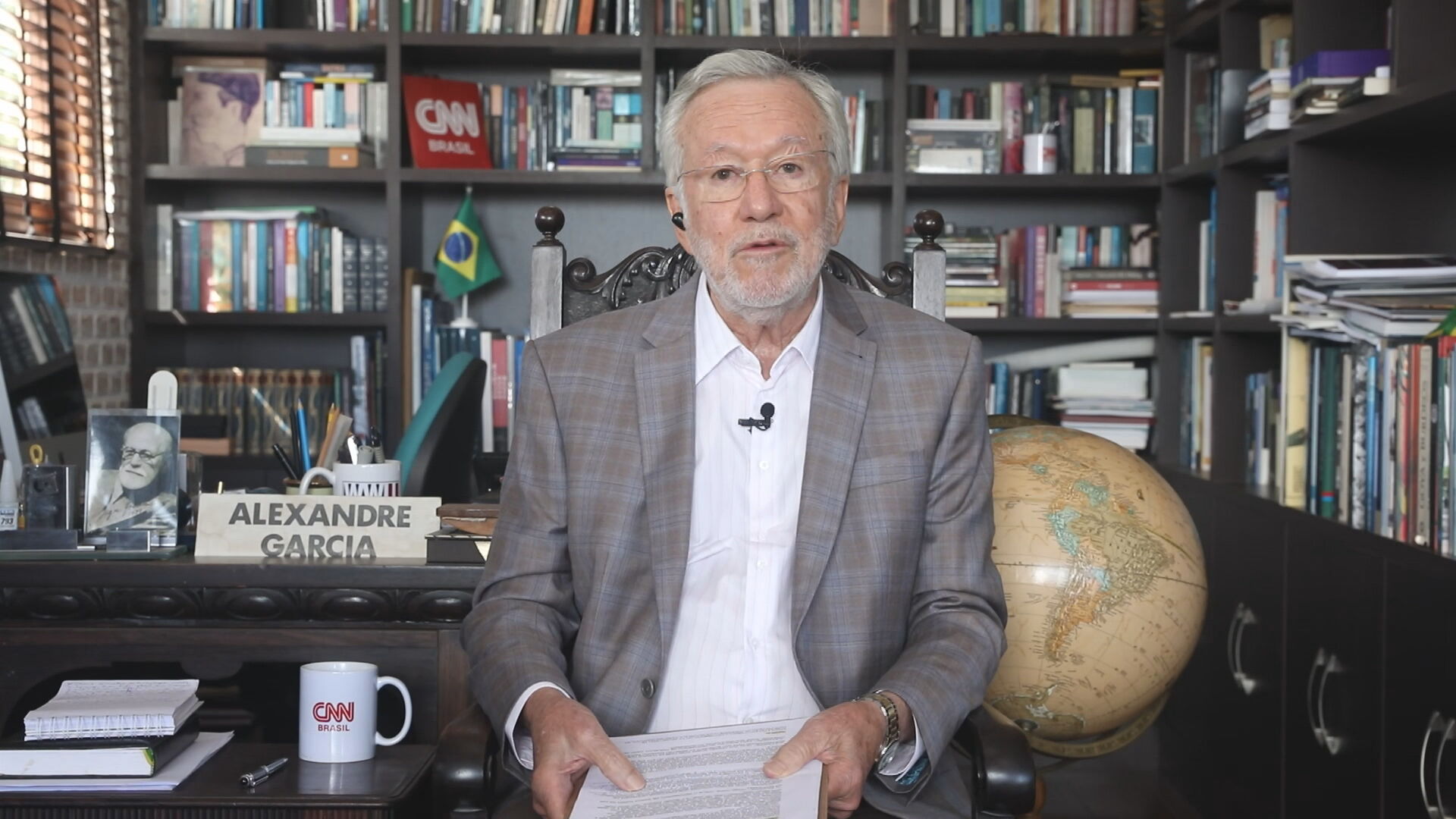Alexandre Garcia no quadro Liberdade de Opinião