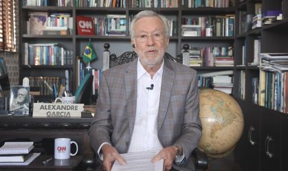 Alexandre Garcia no quadro Liberdade de Opinião