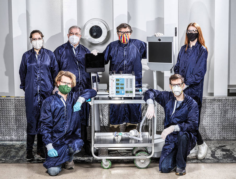 Equipe da NASA desenvolve respirador adaptado para COVID-19