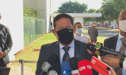 Vice-presidente Hamilton Mourão comentou recurso apresentado pela AGU