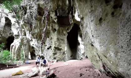 Caverna Panga Ya Saidi, perto da costa do Quênia