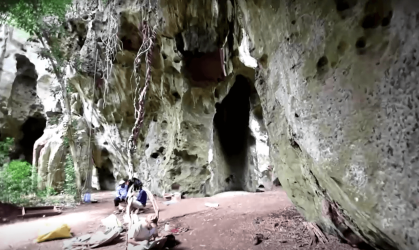 Caverna Panga Ya Saidi, perto da costa do Quênia