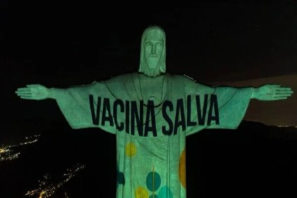 Cristo Redentos; Unidos Pela Vacina