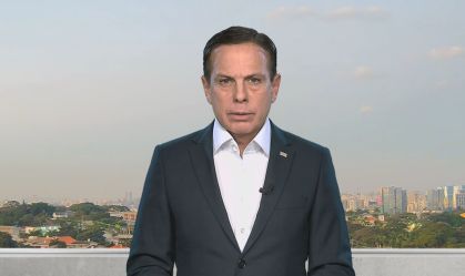 O governador de São Paulo, João Doria