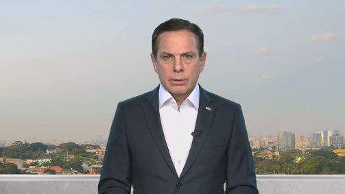 O governador de São Paulo, João Doria