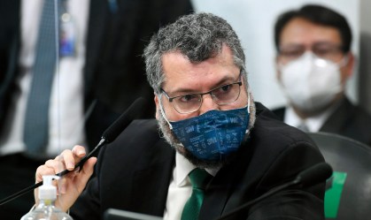 O ex-chanceler Ernesto Araújo