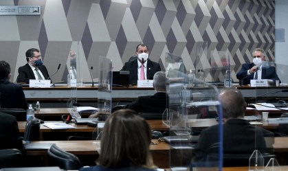 Sessão da CPI da Pandemia