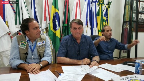 Presidente Jair Bolsonaro (sem partido) em transmissão ao vivo - 20.05.21