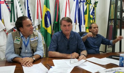 Presidente Jair Bolsonaro (sem partido) em transmissão ao vivo - 20.05.21