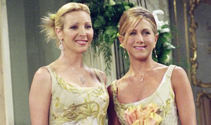 Lisa Kudrow e Jennifer Anniston em Friends