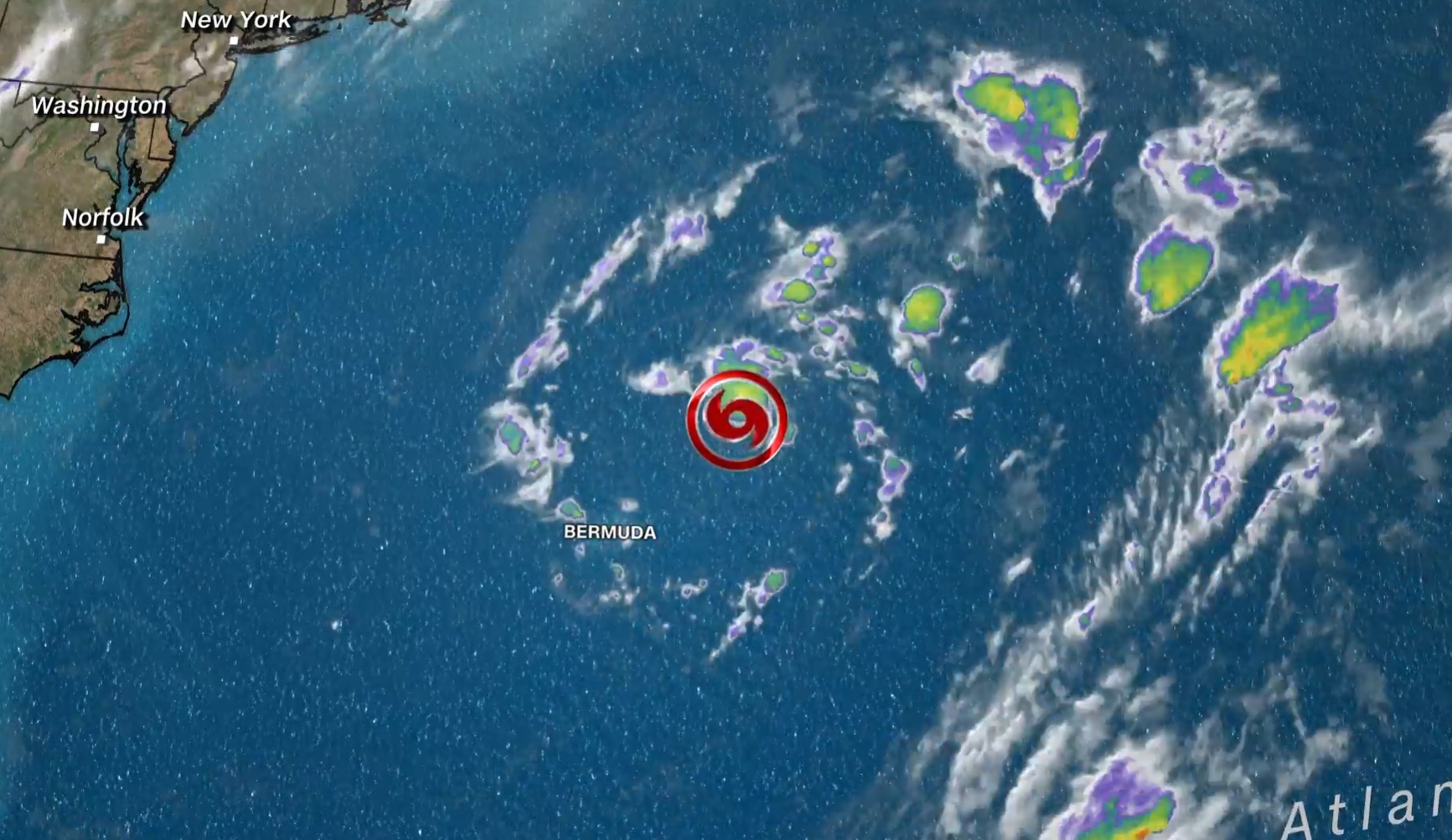 Tempestade subtropical Ana se forma no Atlântico, a nordeste das Bermudas