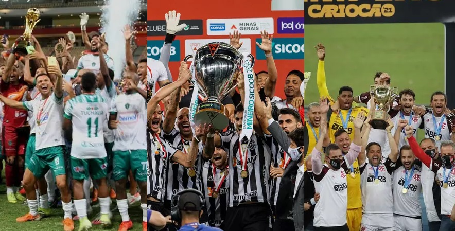 Títulos de Manaus (Amazonas), Atlético-MG (Minas) e Flamengo (Rio)