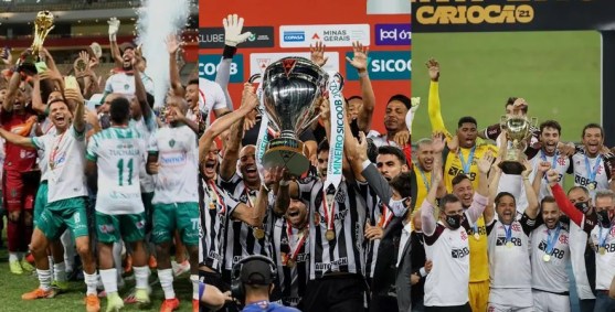 Títulos de Manaus (Amazonas), Atlético-MG (Minas) e Flamengo (Rio)