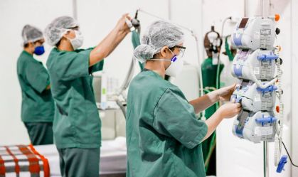 No Pará, 42% dos infectados são profissionais da saúde