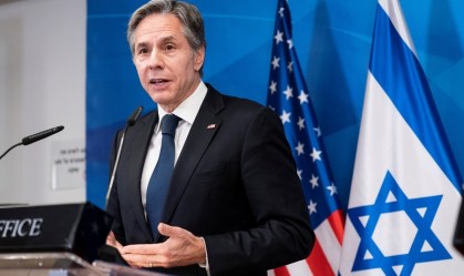 Secretário de Estado dos EUA, Antony Blinken, em Jerusalém