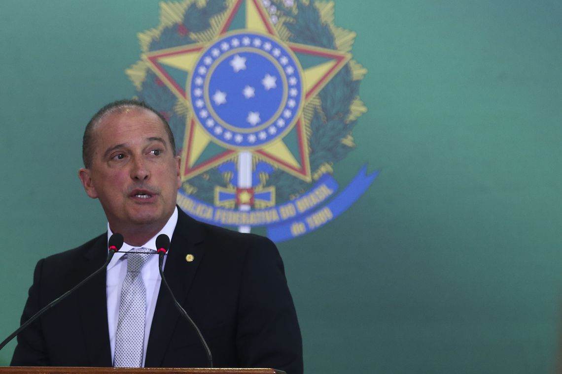 O ministro da Cidadania Onyx Lorenzoni 