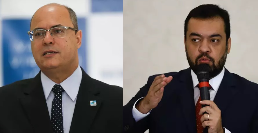 Ex-governador Wilson Witzel e atual governador do Rio, Cláudio Castro