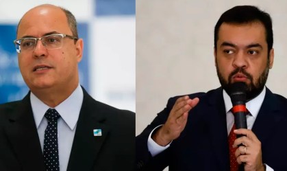 Ex-governador Wilson Witzel e atual governador do Rio, Cláudio Castro