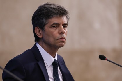 O ministro da Saúde Nelson Teich