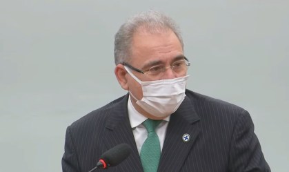 Ministro da Saúde, Marcelo Queiroga, na Câmara dos Deputados