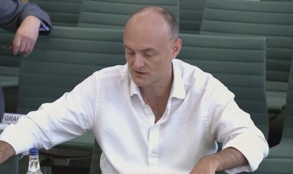 Ex-conselheiro de Boris Johnson, Dominic Cumming 