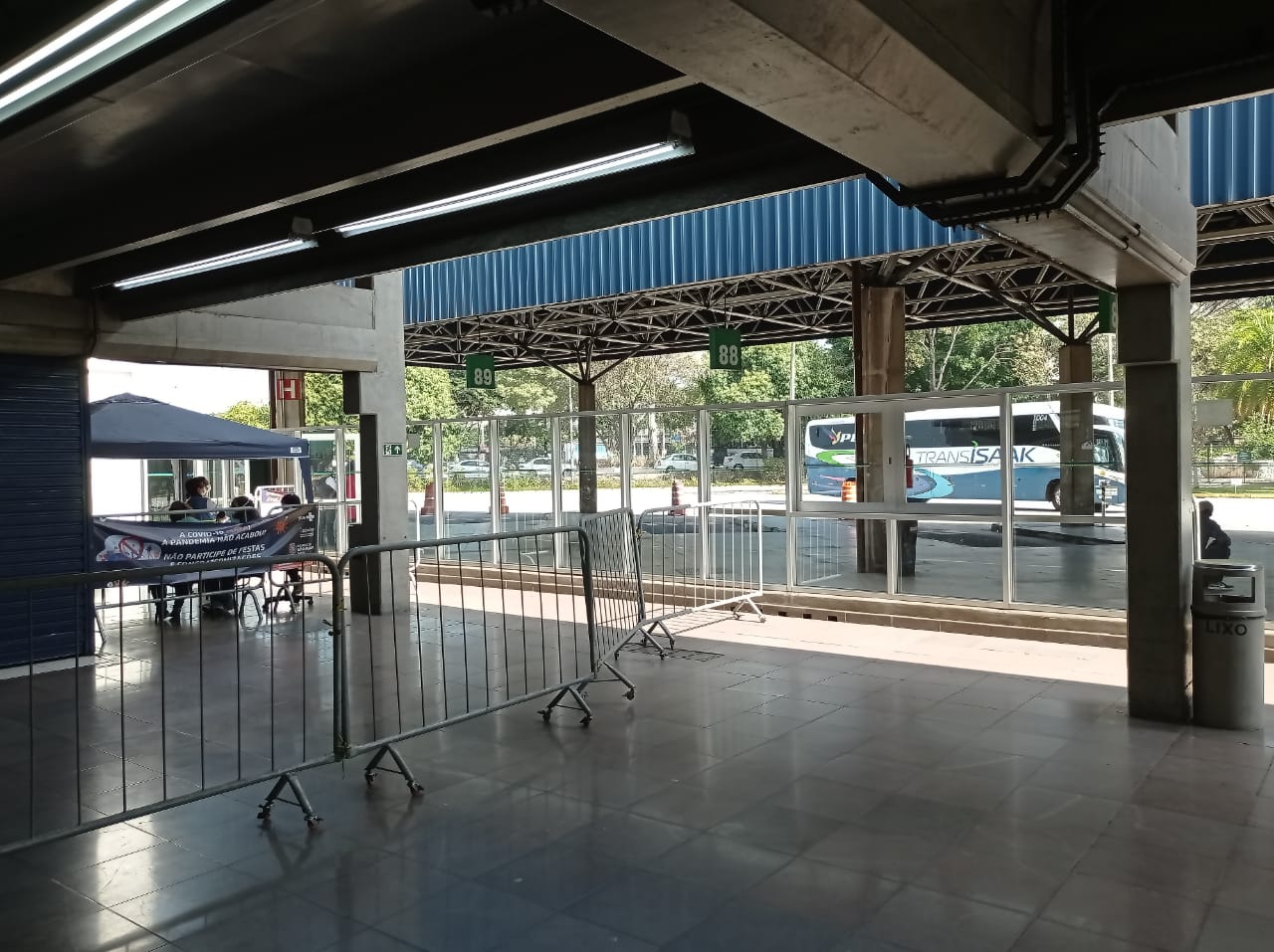 Barreira sanitária contra cepa indiana da Covid-19