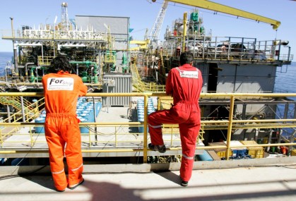 Plataforma da Petrobras