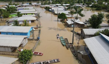Cheias no Amazonas afetam ao menos 460 mil pessoas; 47 municípios em emergência