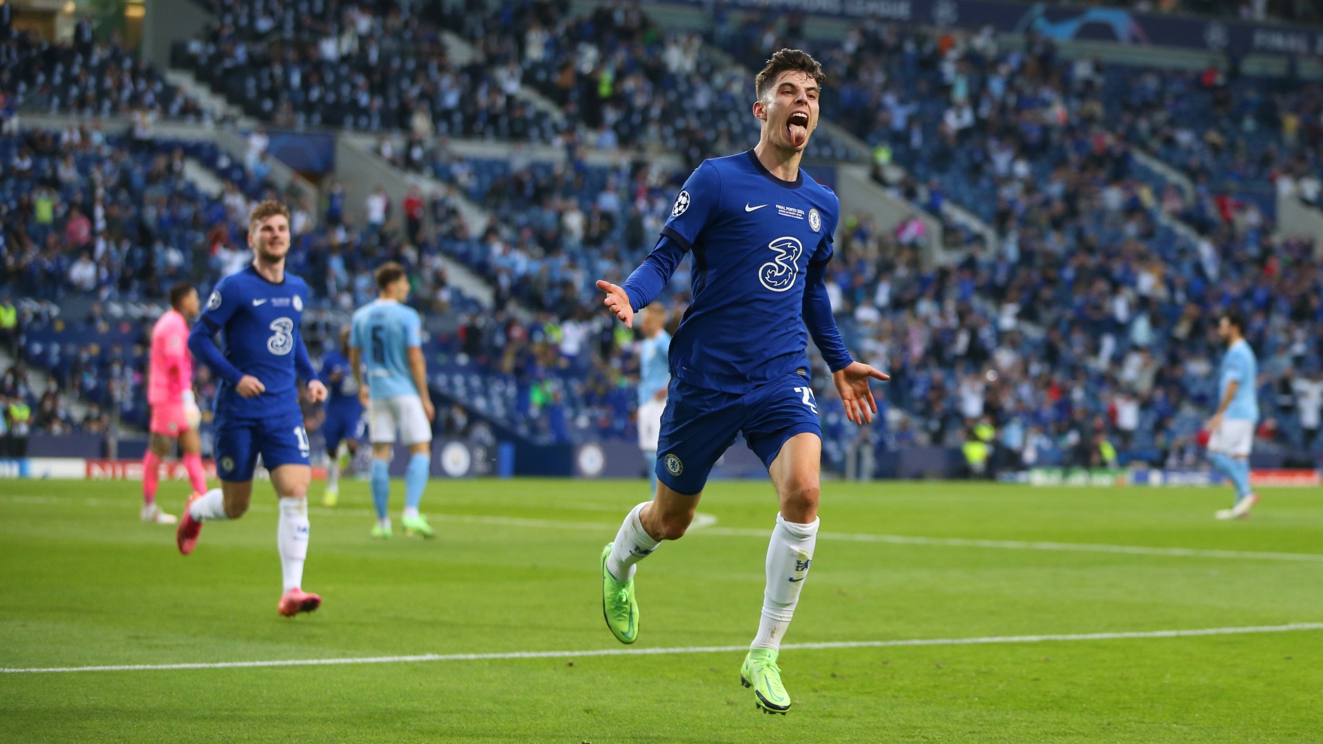 Kai Havertz foi campeão europeu pelo Chelsea na temporada 2020/2021