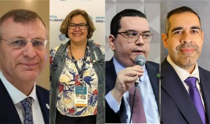 Da esquerda para a direita, Clovis Arns, Zeliete Zambom, Francisco Cardoso Alves